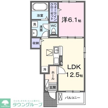 ファミーユ北町の物件間取画像